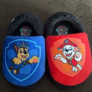 Paw Patrol Kids Slippers - Blue and Red